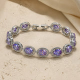 Gliederarmband mit Zirkonia